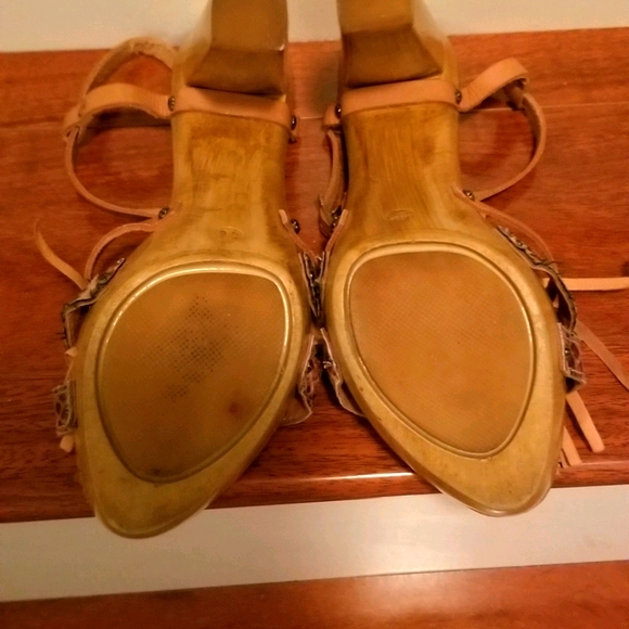 Cheetah print leather shoes - Picture 3 of 3